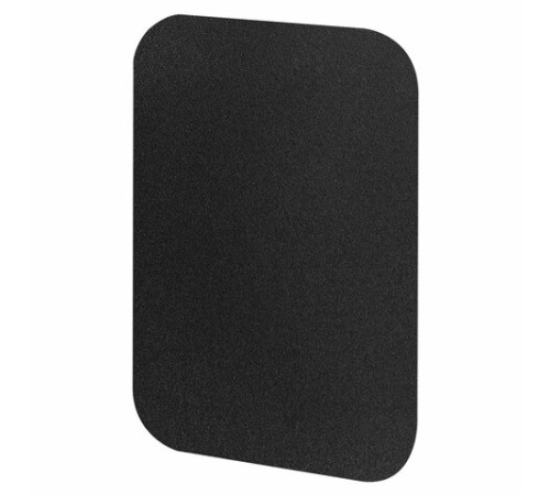 Табличка меловая A8 (5,2x7,4 см), КОМПЛЕКТ 20 штук, пластиковая, 0,5 мм, ЧЕРНАЯ, BRAUBERG, 291304