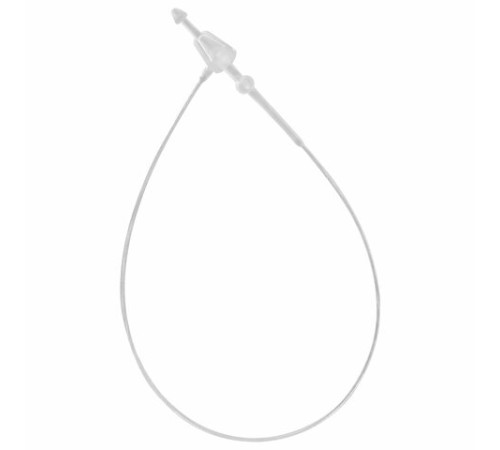 Хомут-биркодержатель бирка ценник петлевой 13 см, BRAUBERG, КОМПЛЕКТ 1000 шт., 291305