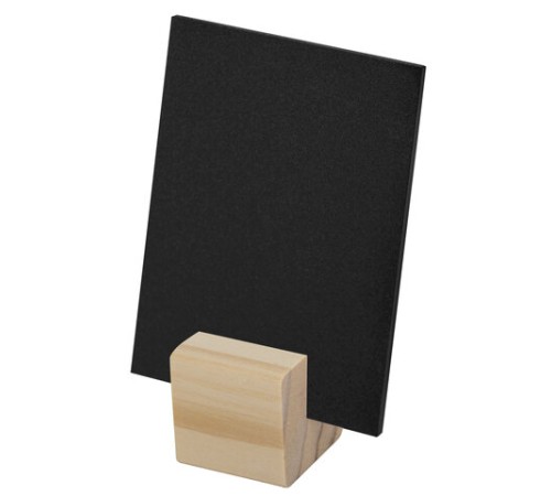 Ценникодержатель деревянный (ценники, реклама, фото) 3,5х3,5х3,5 см, КОМПЛЕКТ 6 шт., BRAUBERG, 291311