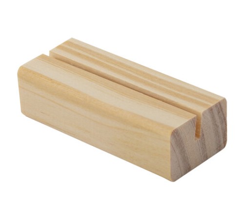 Ценникодержатель деревянный (ценники, реклама, фото) 7х3х2 см, КОМПЛЕКТ 8 шт., BRAUBERG, 291313