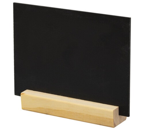 Ценникодержатель деревянный (ценники, реклама, фото) 12х3х2 см, КОМПЛЕКТ 4 шт., BRAUBERG, 291314