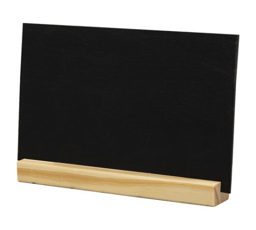 Ценникодержатель деревянный (ценники, реклама, фото) 21х3х2 см, КОМПЛЕКТ 4 шт., BRAUBERG, 291315