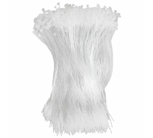 Хомут биркодержатель бирка ценник петлевой 21 см, BRAUBERG, КОМПЛЕКТ 1000 шт., 291347