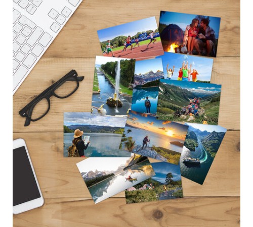 Фотобумага матовая, 10х15 см, 230 г/м2, односторонняя, 500 листов, BRAUBERG ORIGINAL, 363975