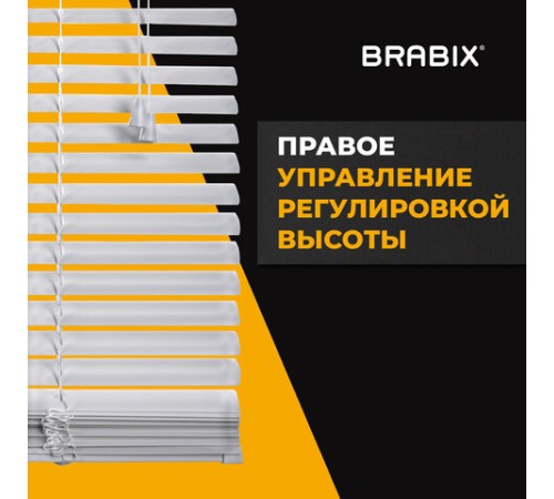 Жалюзи горизонтальные BRABIX 100х160 см, АЛЮМИНИЙ, цвет белый, 606040 Жалюзи горизонтальные BRABIX 100х160 см, АЛЮМИНИЙ, цвет белый, 606040