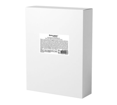 Фотобумага глянцевая, А4, 160 г/м2, односторонняя, 300 листов, BRAUBERG ORIGINAL, 364416