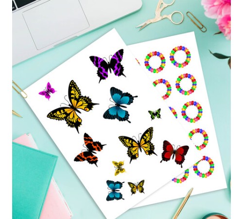 Фотобумага САМОКЛЕЯЩАЯСЯ глянцевая, А4, 135 г/м2, 20 листов, BRAUBERG EXTRA, 364490