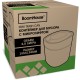 Контейнер, урна, ведерко для мусора с микролифтом НАСТОЛЬНОЕ, 2,8 л, 155х135 мм, серый, BOOMHOUSE (БУМХАУС), 238899