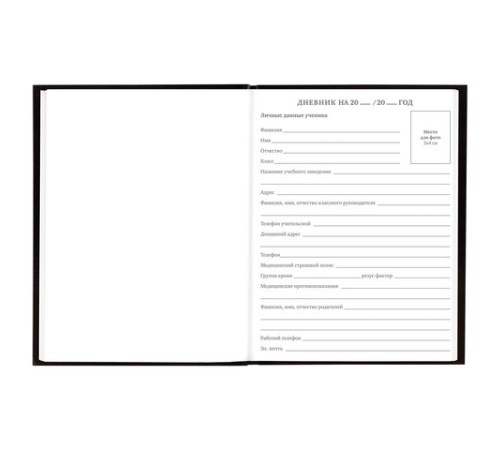 Дневник 5-11 класс 48 л., твердый, BRAUBERG, глянцевая ламинация, с подсказом, 