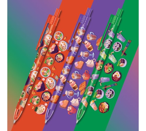 Ручка шариковая автоматическая с принтом FUNSTER 