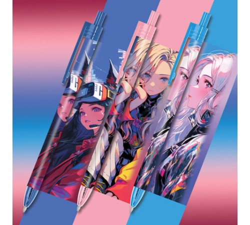 Ручка шариковая автоматическая с принтом FUNSTER 