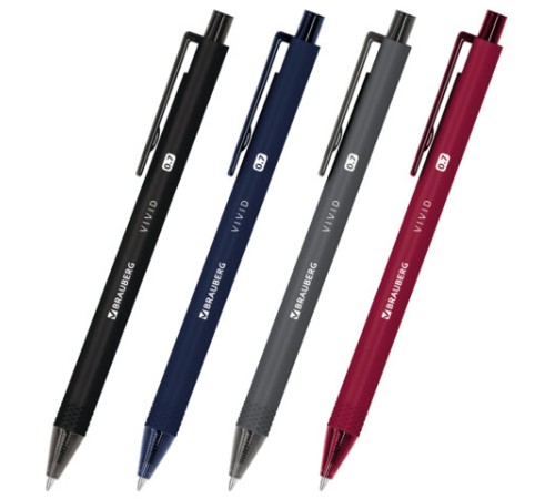 Ручка шариковая автоматическая BRAUBERG 