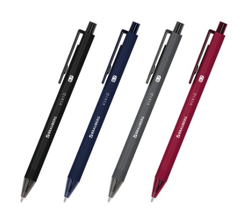 Ручки шариковые автоматические BRAUBERG 