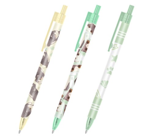 Ручка шариковая автоматическая с принтом, кросс-серия 