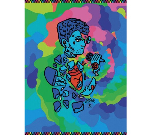 Тетрадь А5, 48 л., HATBER, скоба, клетка, обложка картон, 