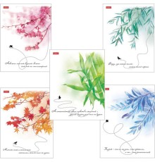 Тетрадь А5, 96 л., HATBER, скоба, клетка, матовая ламинация, тиснение, 