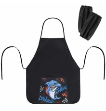 Накидка фартук с нарукавниками для труда ПИФАГОР, 1 карман, 46х54 см, 