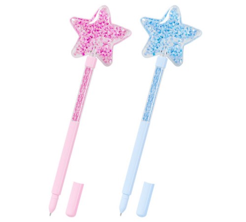 Ручка с топпером с блестками шариковая FUNSTER 