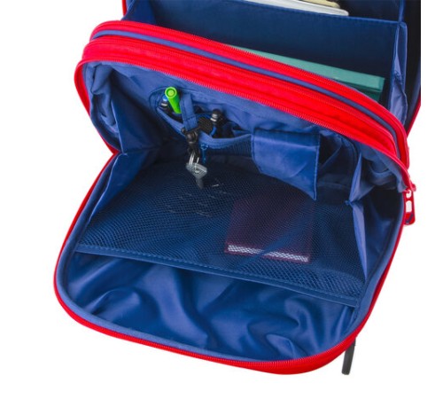 Ранец BRAUBERG PREMIUM, 2 отделения, с брелоком, дополнительный объем, для мальчиков, 