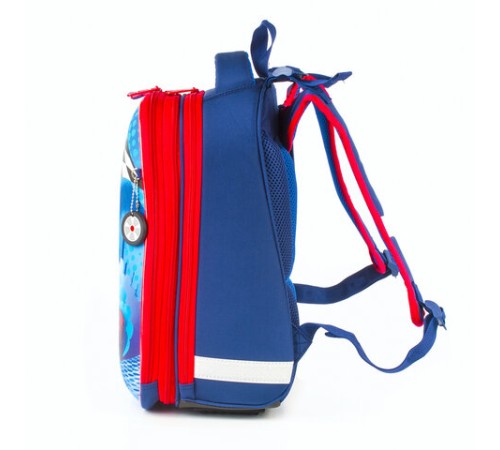 Ранец BRAUBERG PREMIUM, 2 отделения, с брелоком, дополнительный объем, для мальчиков, 