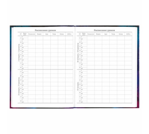 Дневник 5-11 класс 48 л., твердый, BRAUBERG, глянцевая ламинация, с подсказом, 