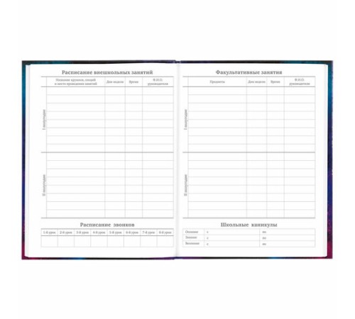 Дневник 5-11 класс 48 л., твердый, BRAUBERG, глянцевая ламинация, с подсказом, 