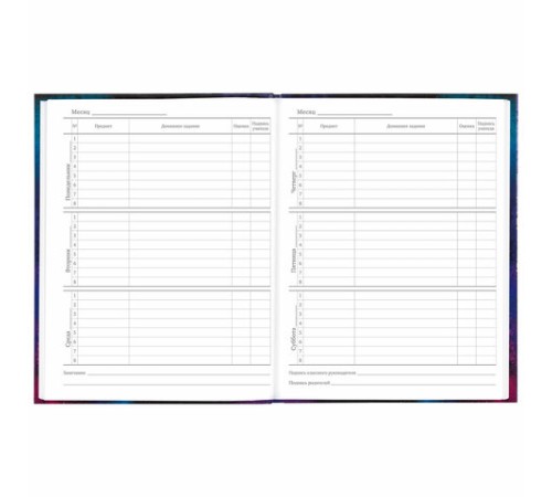 Дневник 5-11 класс 48 л., твердый, BRAUBERG, глянцевая ламинация, с подсказом, 