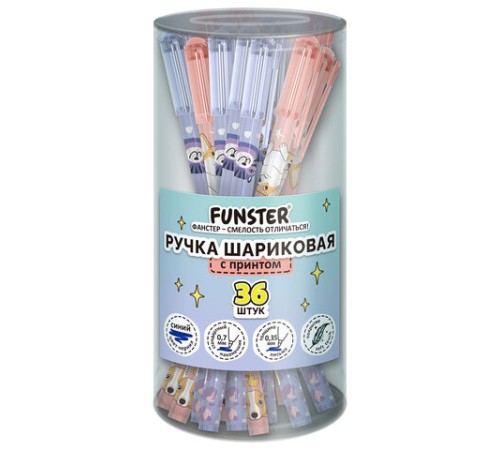 Ручка шариковая с принтом FUNSTER STICK 