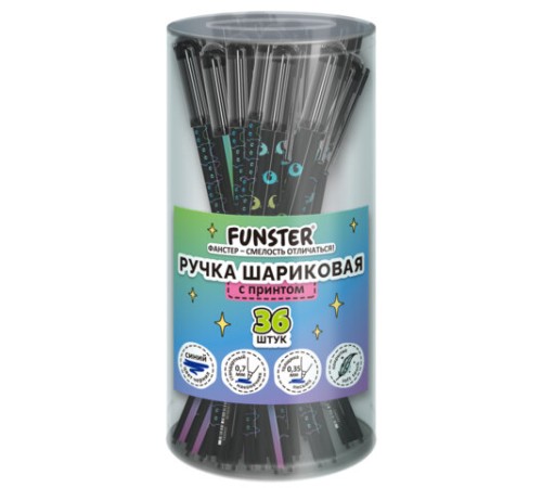 Ручка шариковая с принтом FUNSTER STICK 