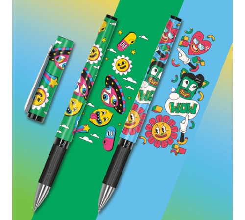 Ручка шариковая с грипом FUNSTER GRIP 