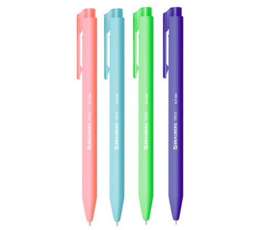 Ручка шариковая автоматическая BRAUBERG 