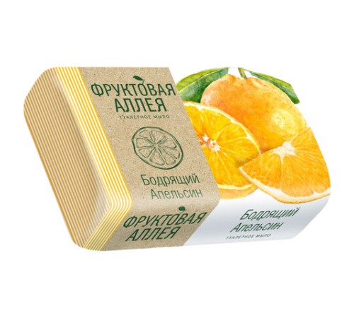 Мыло туалетное 90 г, ФРУКТОВАЯ АЛЛЕЯ 