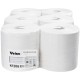 Полотенца бумажные с центральной вытяжкой VEIRO (Система M2/C1), комплект 6 шт., Comfort, 180 м, 2-слойные, белые, KP206