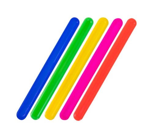 Счетные палочки неоновые 50 штук в пластиковом пенале, ассорти, ЮНЛАНДИЯ, 106284