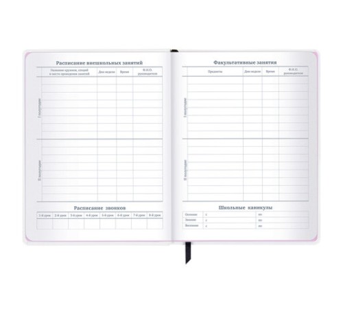 Дневник 1-11 класс 48 л., кожзам (твердая), печать, глиттер, ЮНЛАНДИЯ, 