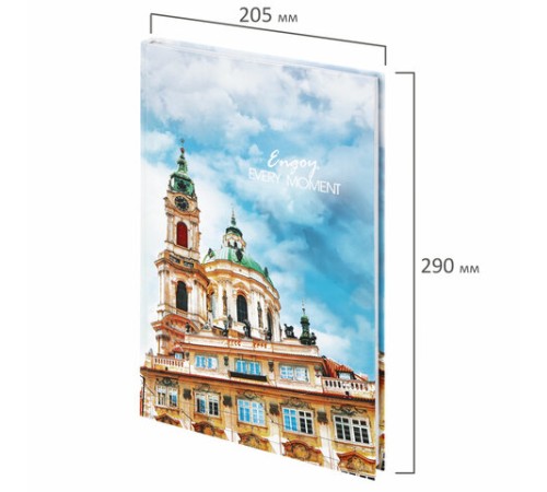 Блокнот БОЛЬШОЙ ФОРМАТ (205х290 мм) А4, 80л, твердый, клетка, STAFF, 