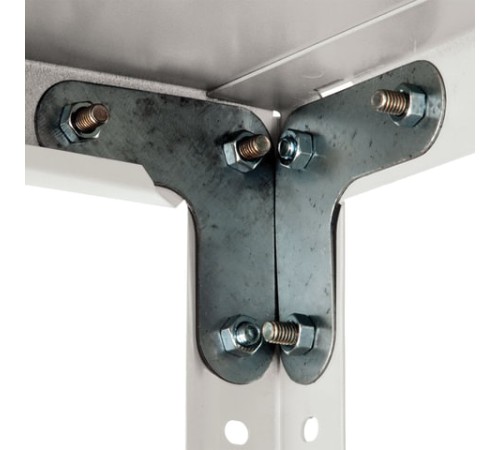 Полки MS (ш1000хг600 мм), КОМПЛЕКТ 7 шт. для металлического стеллажа, фурнитура в комплекте