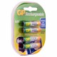 Батарейки аккумуляторные Ni-Mh мизинчиковые КОМПЛЕКТ 4 шт. AAA (HR03) 950 mAh, GP, 100AAAHC-2DECRC4