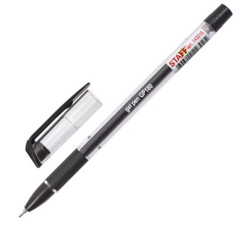 Ручка гелевая с грипом STAFF 