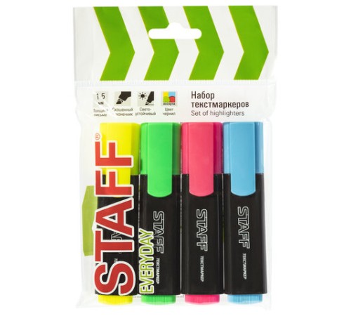 Набор текстовыделителей STAFF 