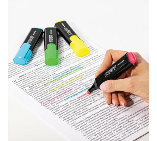 Набор текстовыделителей STAFF 