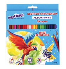 Карандаши цветные акварельные ЮНЛАНДИЯ 