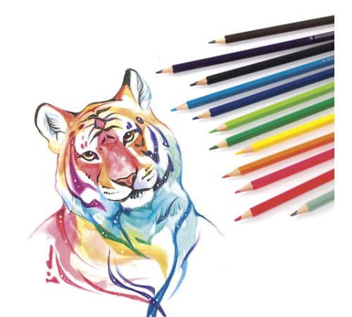 Карандаши цветные акварельные ЮНЛАНДИЯ 