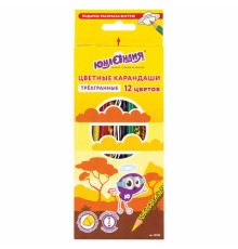 Карандаши цветные ЮНЛАНДИЯ 