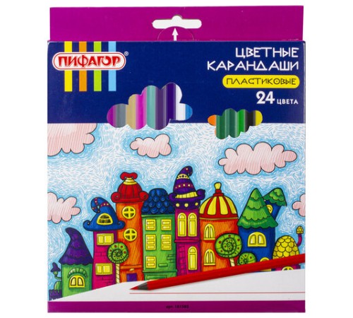 Карандаши цветные ПИФАГОР 