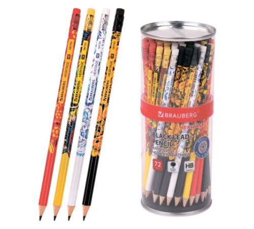 Карандаш чернографитный BRAUBERG 