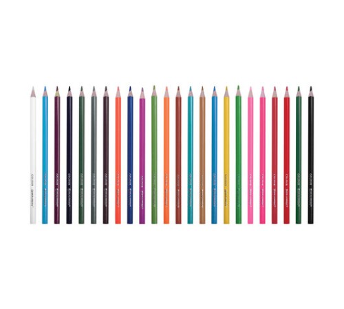 Карандаши цветные BRAUBERG KIDS, 24 цвета, трехгранные, грифель 3 мм, 181944