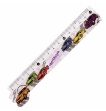 Линейка пластиковая 15 см ЮНЛАНДИЯ 