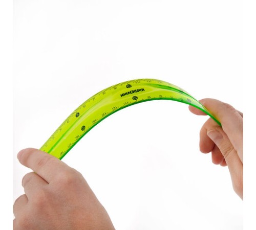 Линейка 20 см гибкая ЮНЛАНДИЯ 