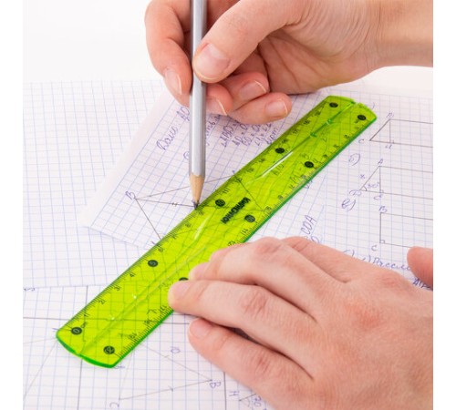 Линейка 20 см гибкая ЮНЛАНДИЯ 